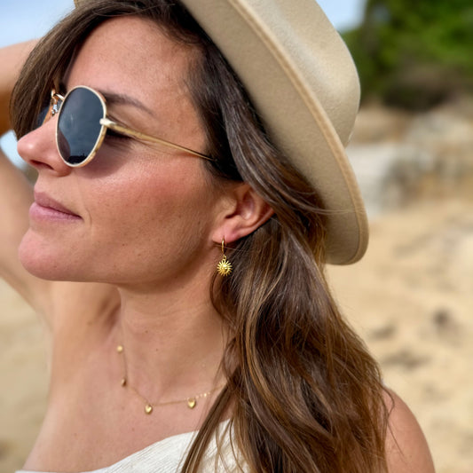 Golden Hour Hoop Earrings