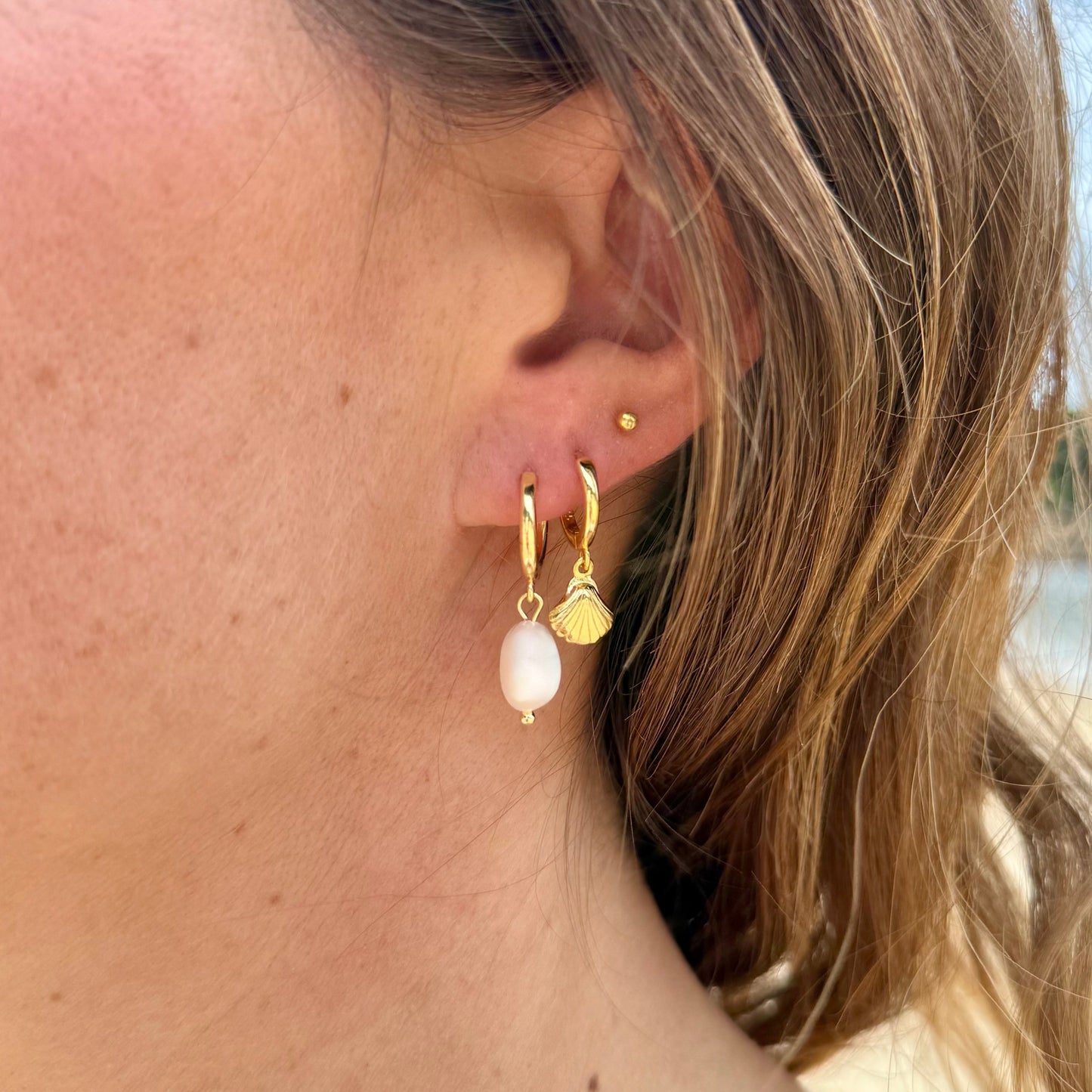 Luna Bay Hoop Earrings