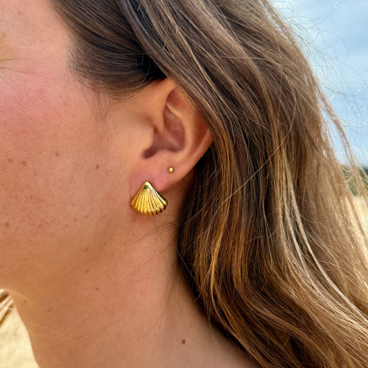 Sunstone Stud Earrings