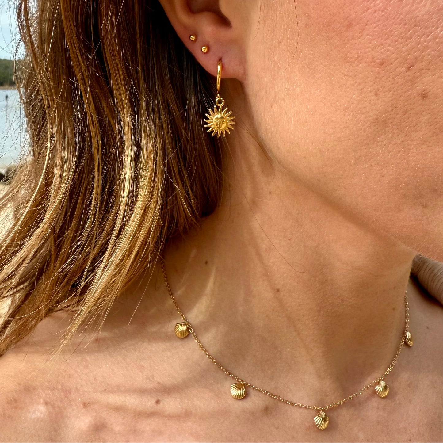 Golden Hour Hoop Earrings