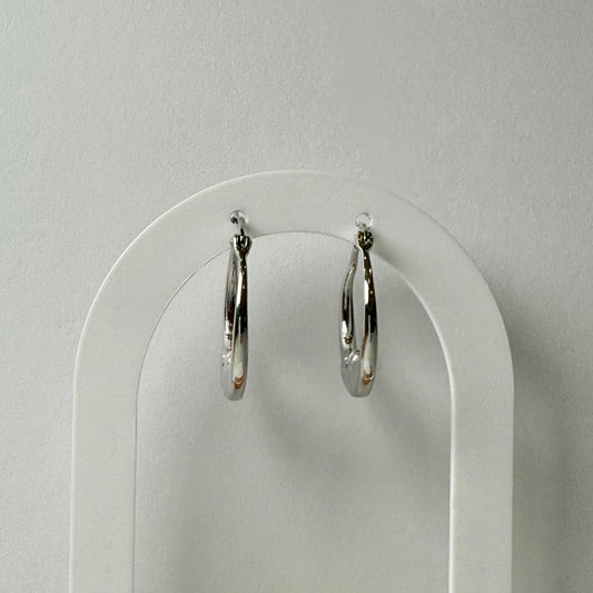 Celestial Moon Hoop Earrings