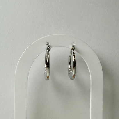 Celestial Moon Hoop Earrings