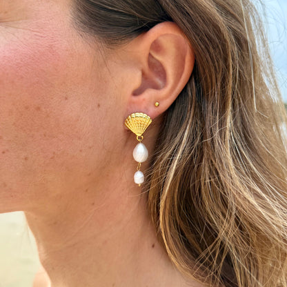 Shellfall Earrings
