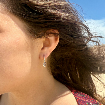 Sea Mother Hoop Earrings
