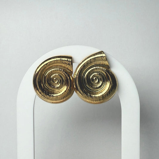 Sundial Shell Stud Earrings